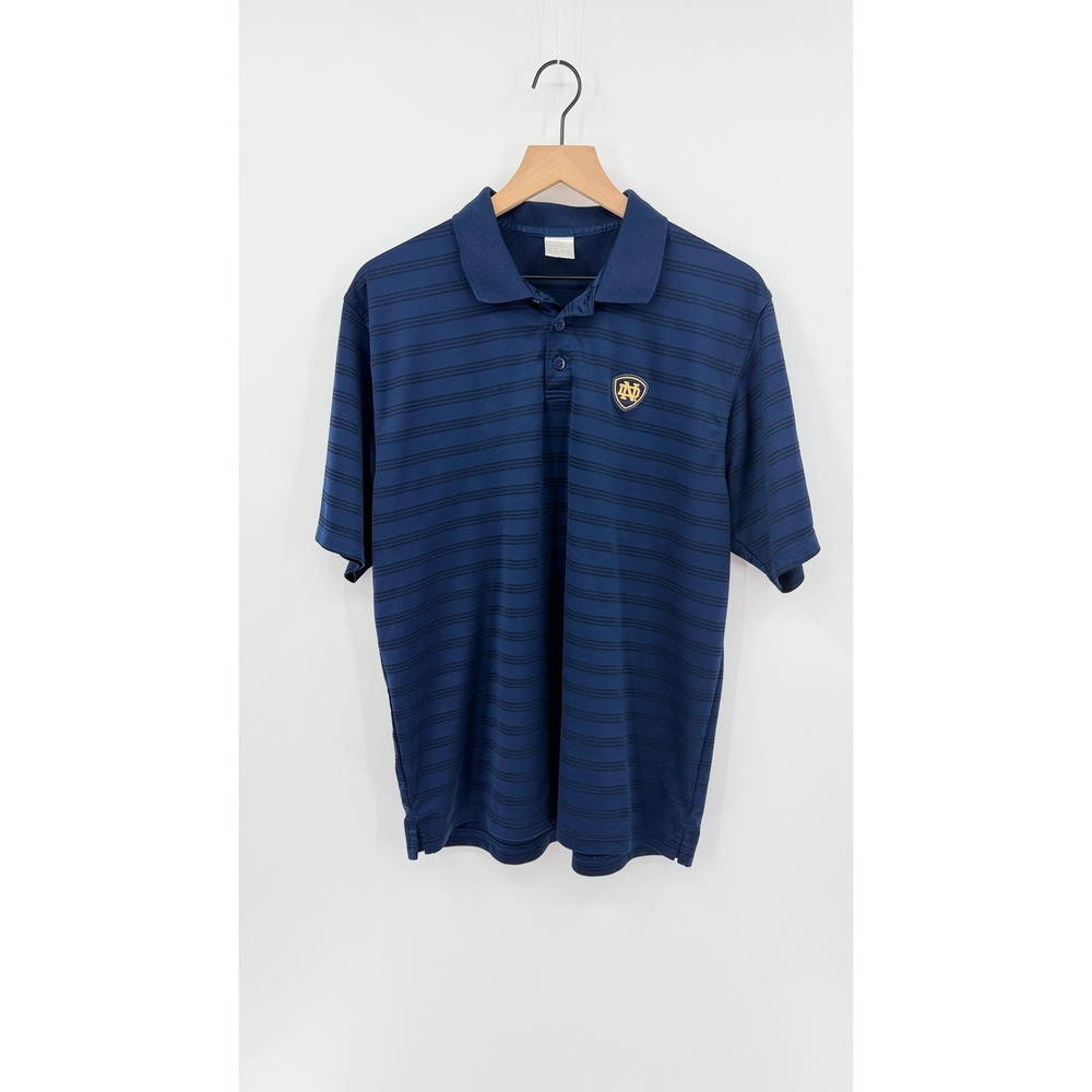 Adidas Notre Dame Fighting Irish Performance Polo Shirt Mens L NCAA Collegiate